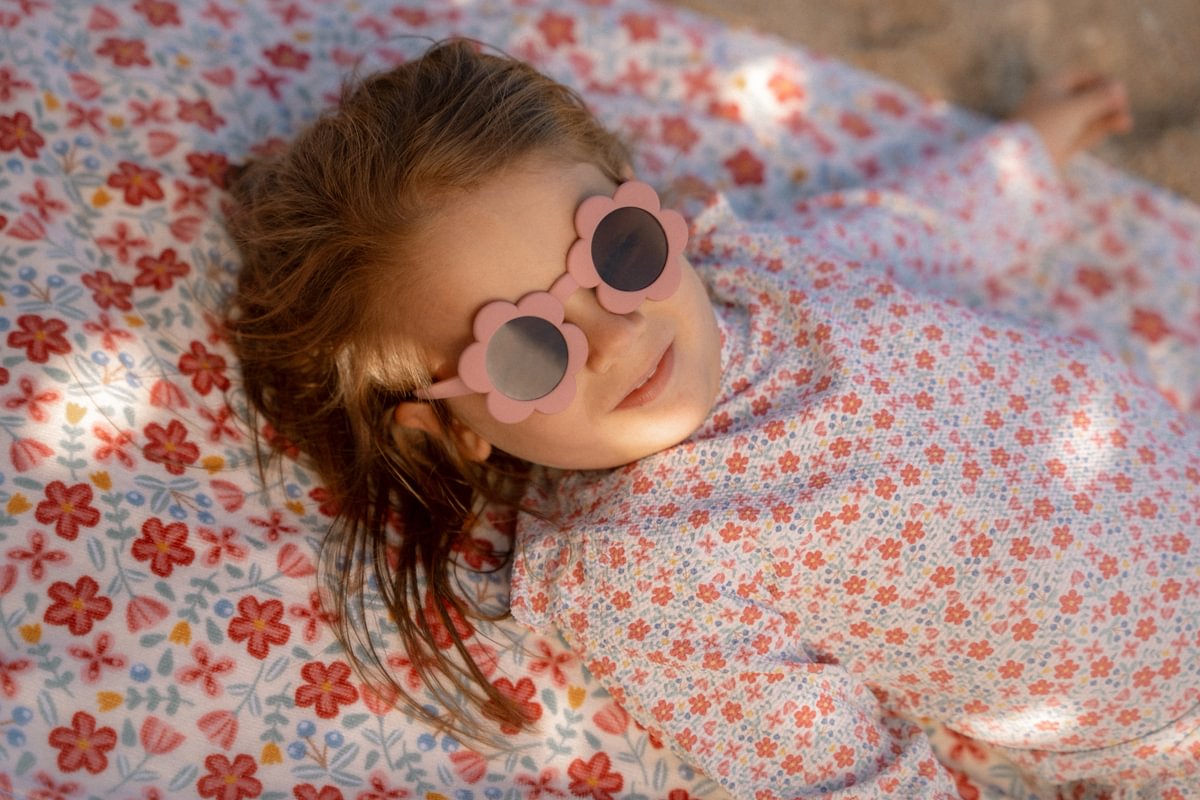 Bērnu saulesbrilles Flower Pink, Sunglasses, Little Dutch