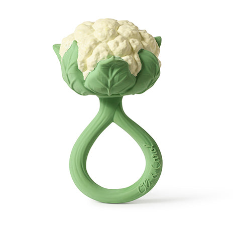 Graužamais grabulis Ziedkāposts, Cauliflower Rattle Toy, Oli&Carol