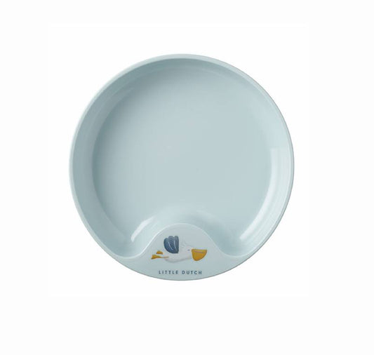 Mazuļu šķīvis, Trainer Plate Sailors Bay, zils, Little Dutch