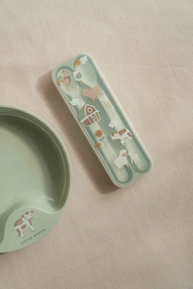 Bērnu barošanas karotītes, Feeding Spoons Little Farm, Little Dutch