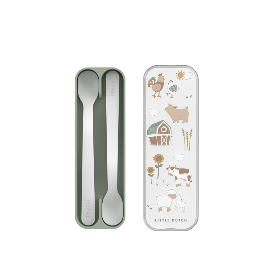 Bērnu barošanas karotītes, Feeding Spoons Little Farm, Little Dutch