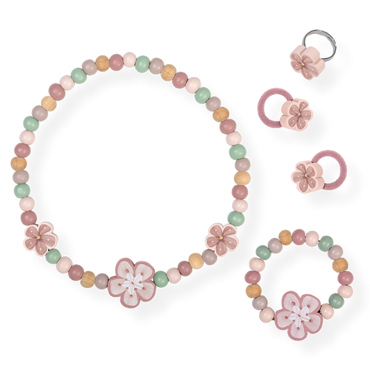 Rotaslietu komplekts Flowers, Jewellery Set, Little Dutch, LD126220