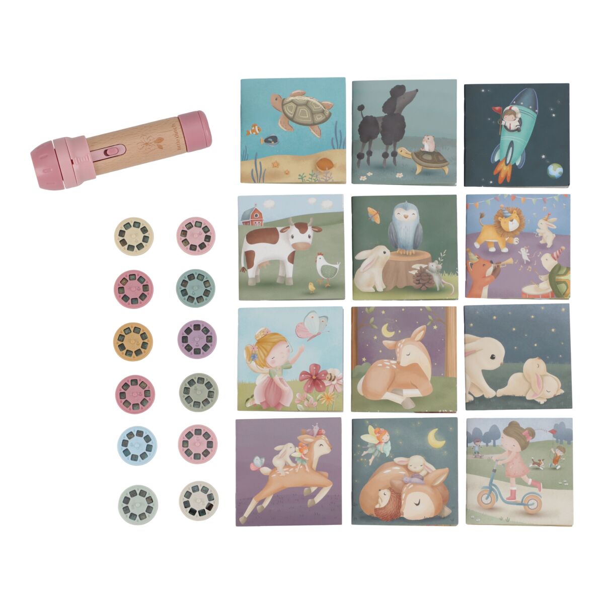 Bērnu projektors Fairy Garden, Stories Projector Torch, Little Dutch, LD4780
