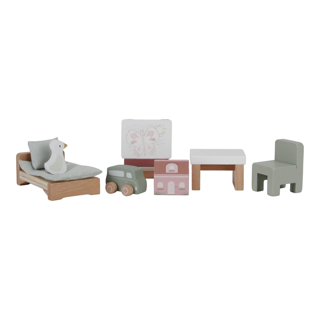 Leļļu mājas bērnu istaba, Doll's house Children's room, Little Dutch, LD7119