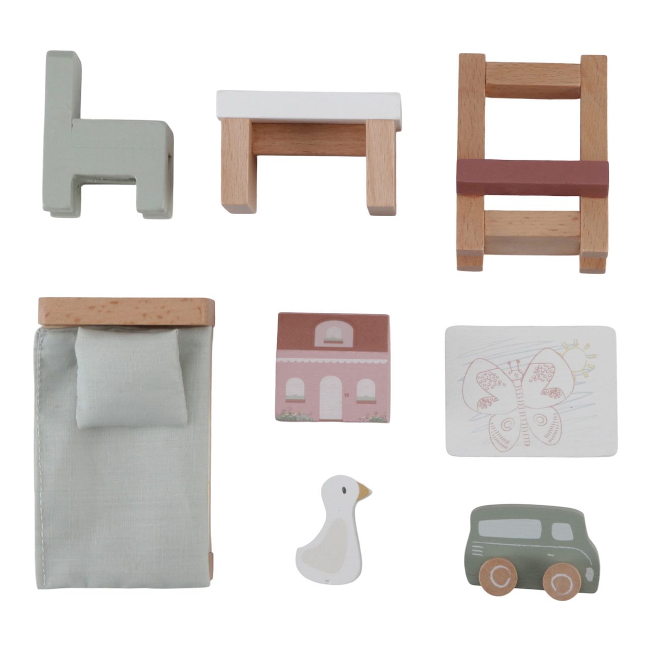 Leļļu mājas bērnu istaba, Doll's house Children's room, Little Dutch, LD7119