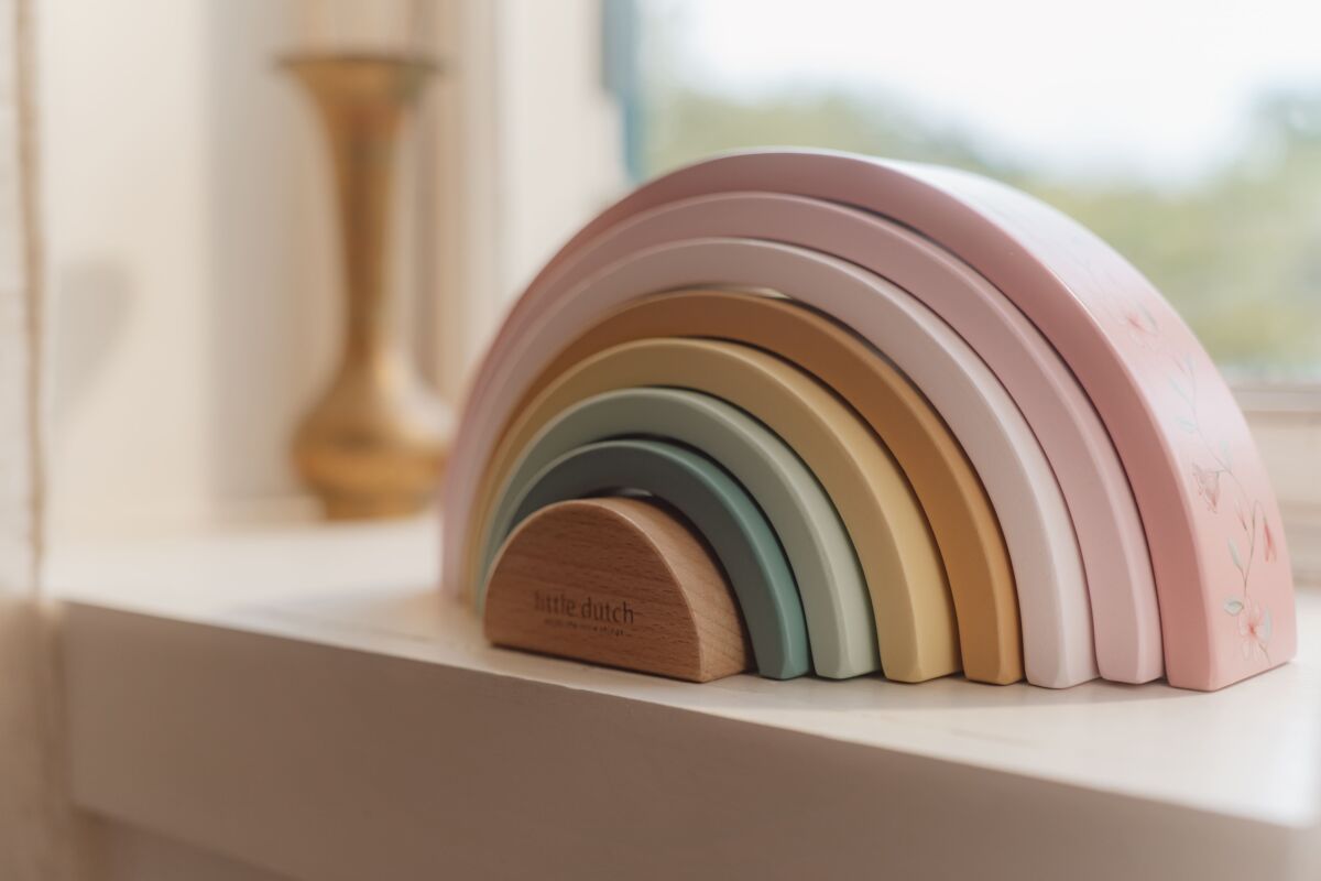 Koka varavīksne Fairy Garden, Rainbow Stacker, Little Dutch, LD7337