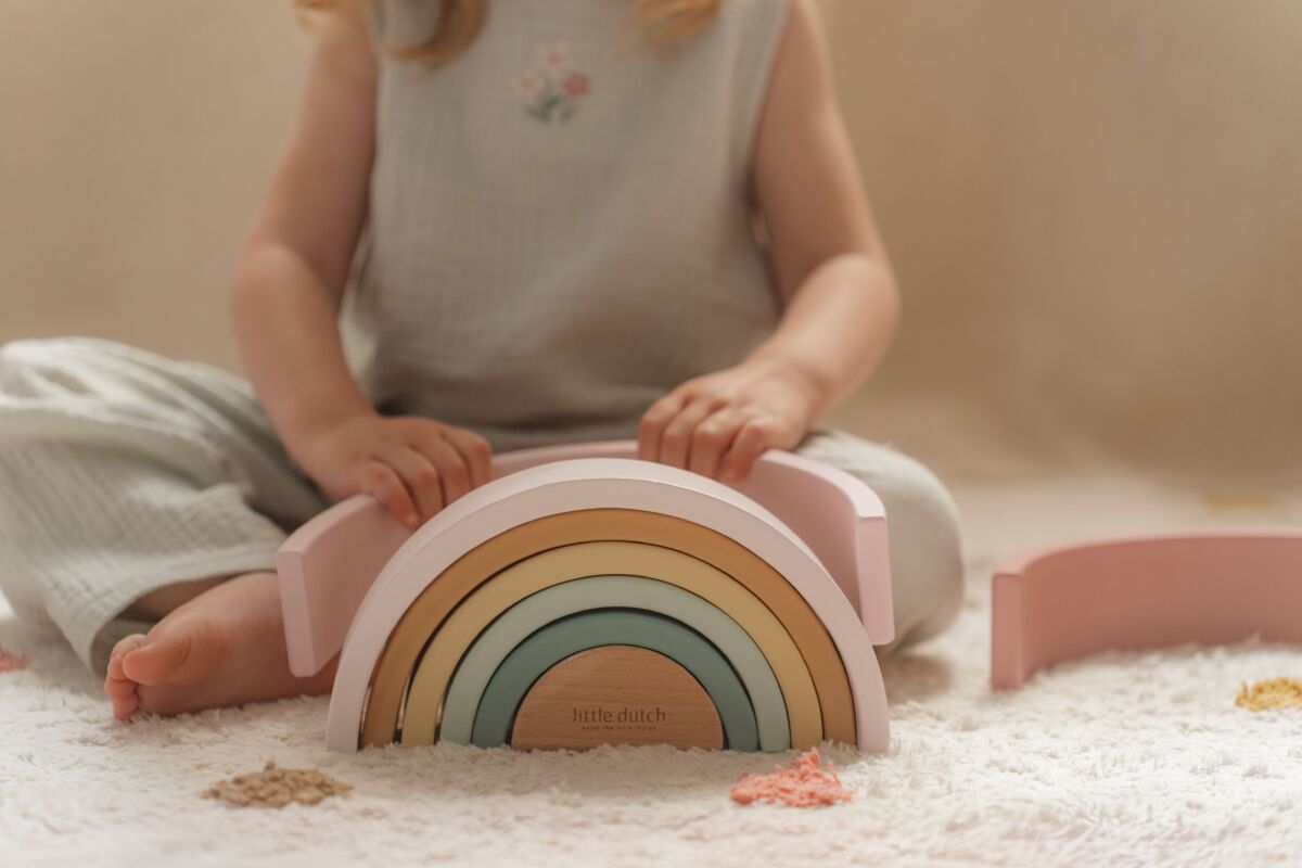 Koka varavīksne Fairy Garden, Rainbow Stacker, Little Dutch, LD7337