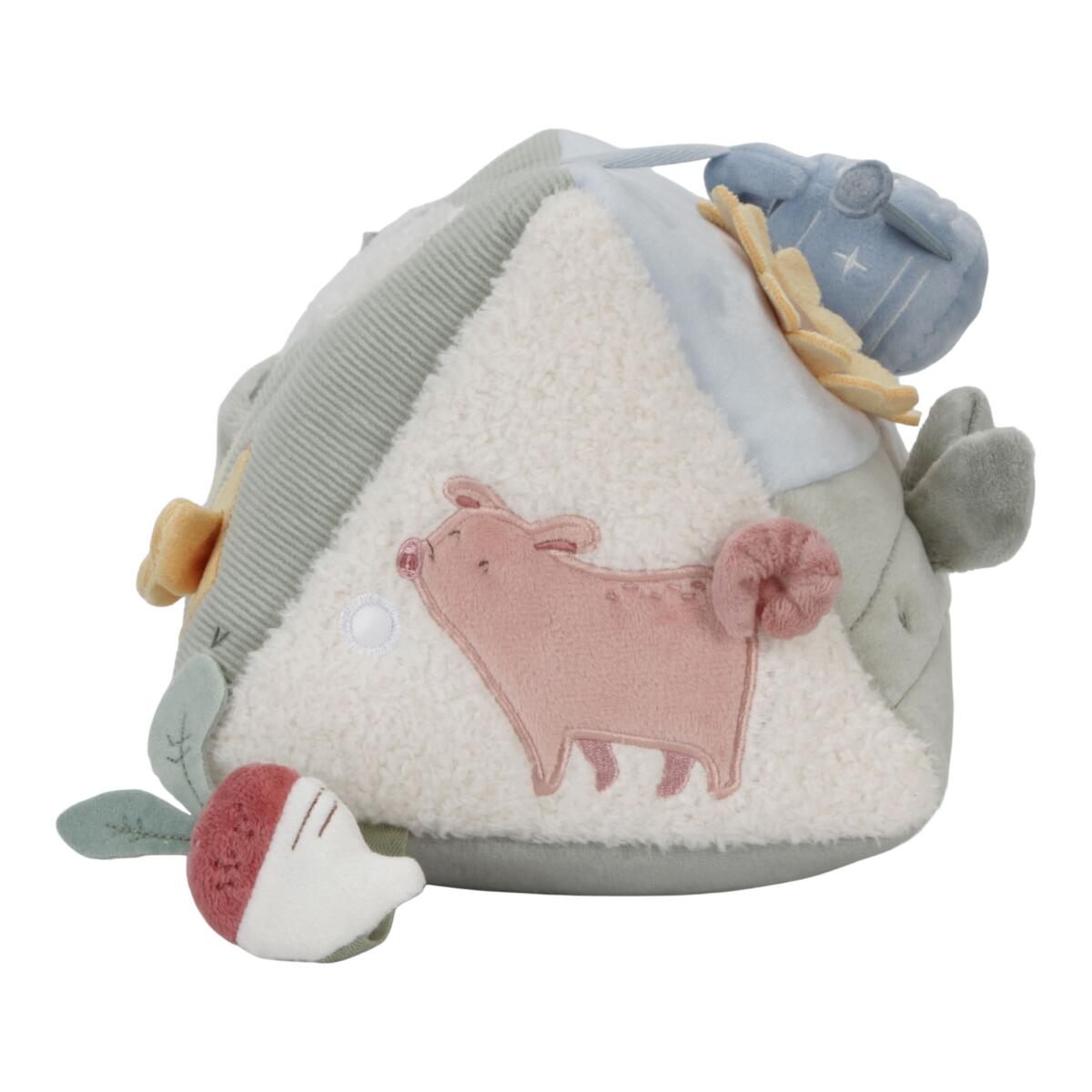 Mīkstais aktivitāšu trīsstūris Little Farm, Activity Triangle, Little Dutch, LD8823