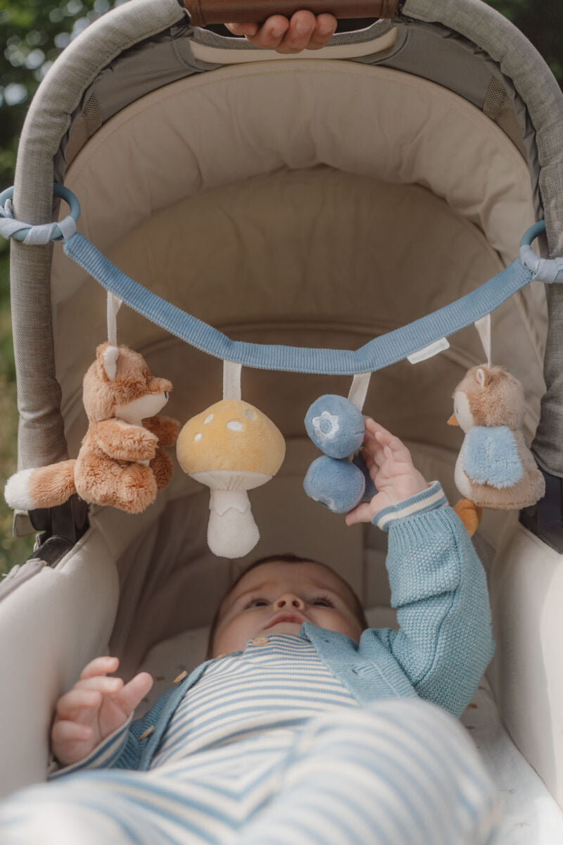 Ratu rotaļlieta Forest Friends, Stroller Toy Chain, Little Dutch, LD8911