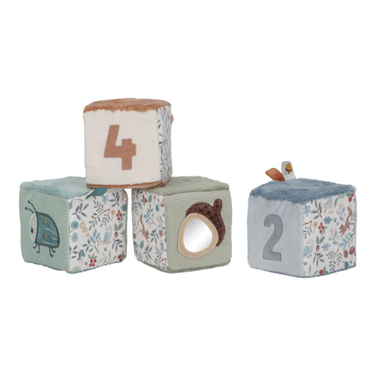 Mīkstie kubi Forest Friends, Set of Soft Cubes, Little Dutch, LD8916