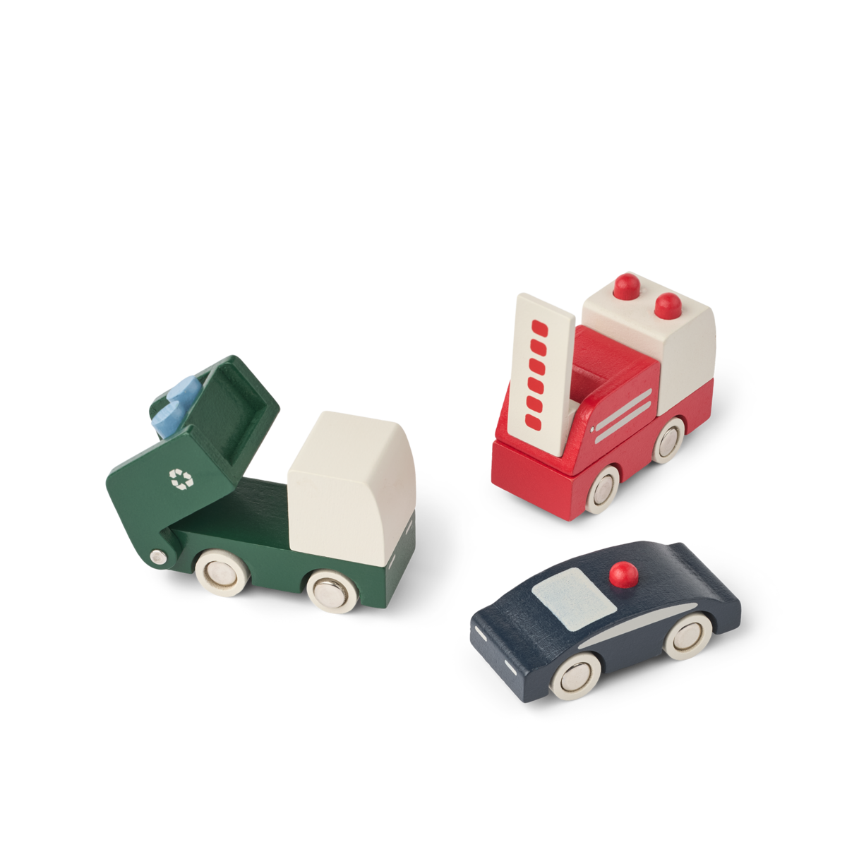 Automašīnu komplekts Jordy Emergency Car Set, 3gab, Liewood, LW21106