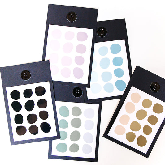 LA LA LA Design bur buļ uzlīmes mazās - dažādas krāsas