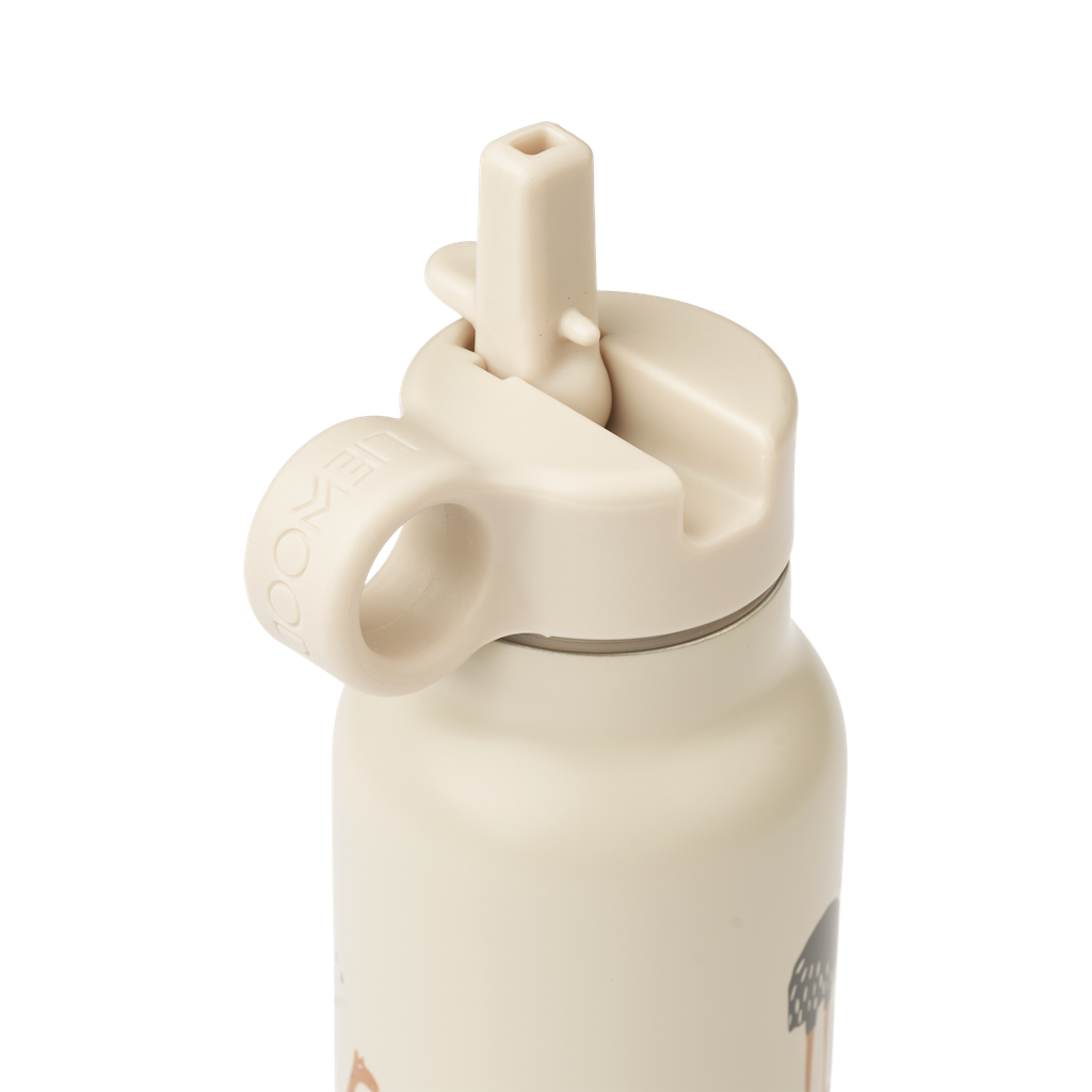 Bērnu ūdens pudele, Falk, Safari sandy mix, Liewood, 350ml
