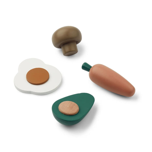 Koka spēļu pārtikas komplekts, Fernandes Play Food, Liewood, LW14537