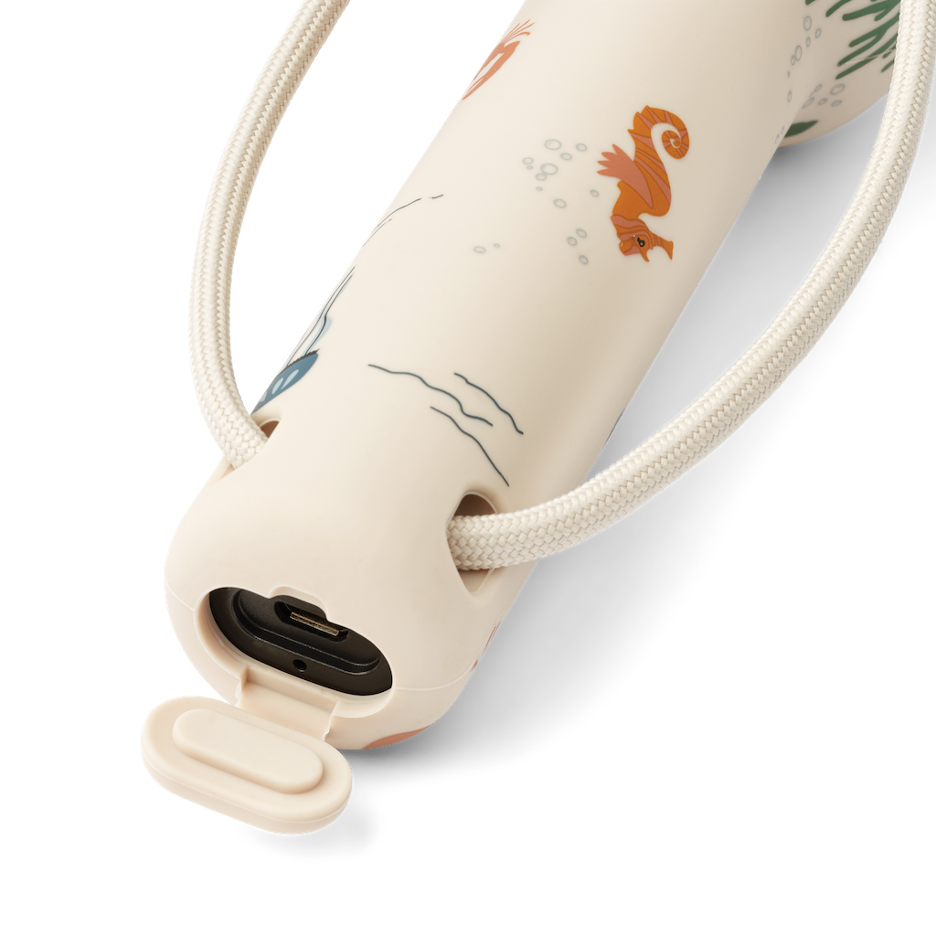 Bērnu kabatas lukturis Gry Printed Flashlight, Sea creature / Sandy, Liewood