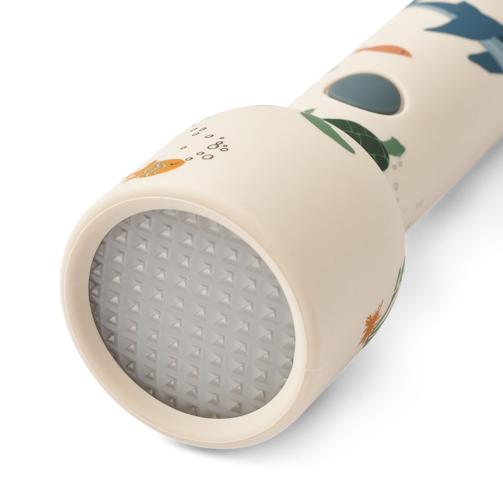 Bērnu kabatas lukturis Gry Printed Flashlight, Sea creature / Sandy, Liewood