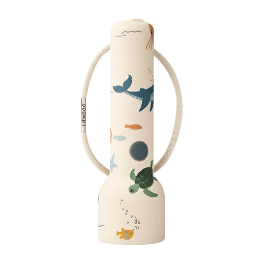Bērnu kabatas lukturis Gry Printed Flashlight, Sea creature / Sandy, Liewood