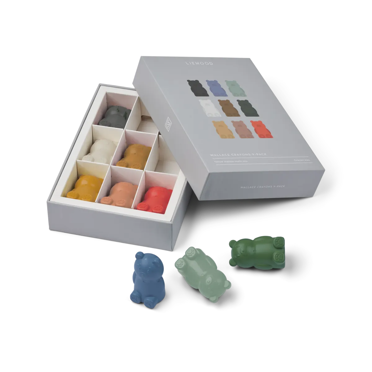Krītiņi, Wallace Crayons 9-Pack, Liewood