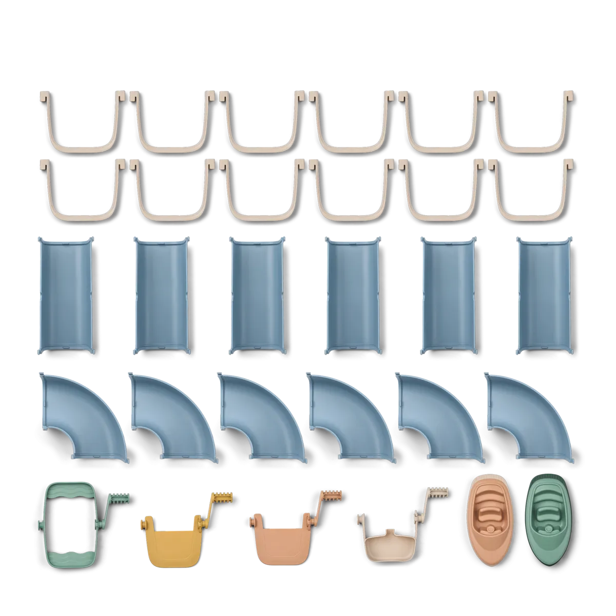 Ūdens rotaļlieta Cassian Waterway, Beach Blue, zils, Liewood, LW20541