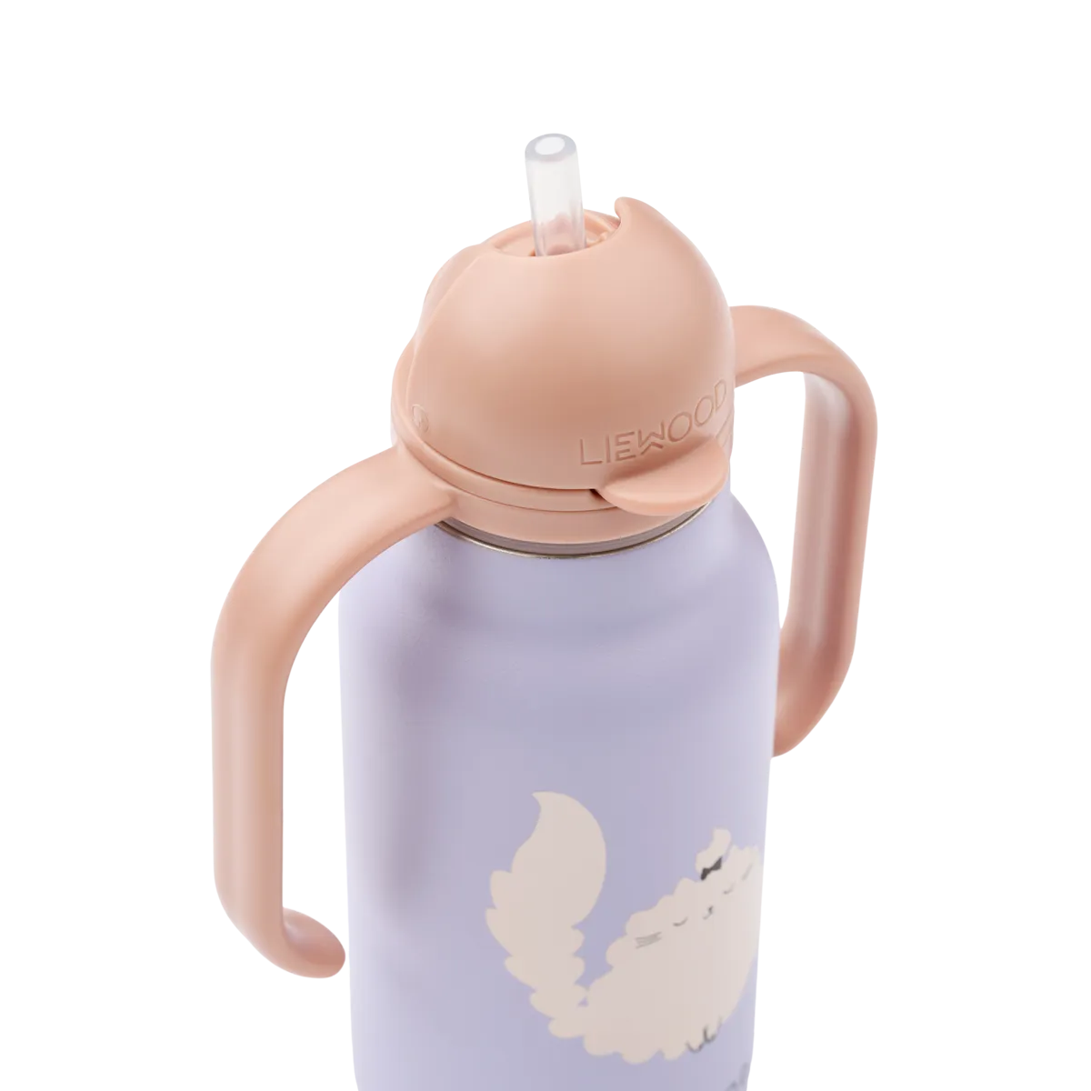 Bērnu ūdens pudele Kimmie, Cat / Warm Lilac Water Bottle, 250ml, Liewood, LW19618-2781