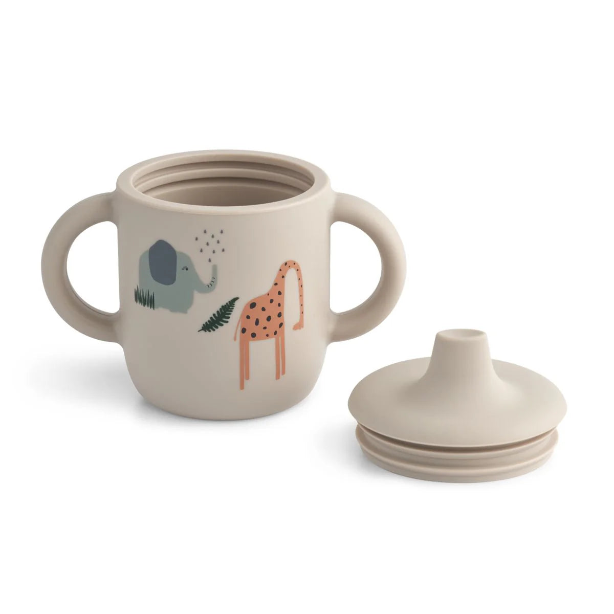 Silikona krūzīte, Neil Sippy Cup, Safari sandy mix, Liewood