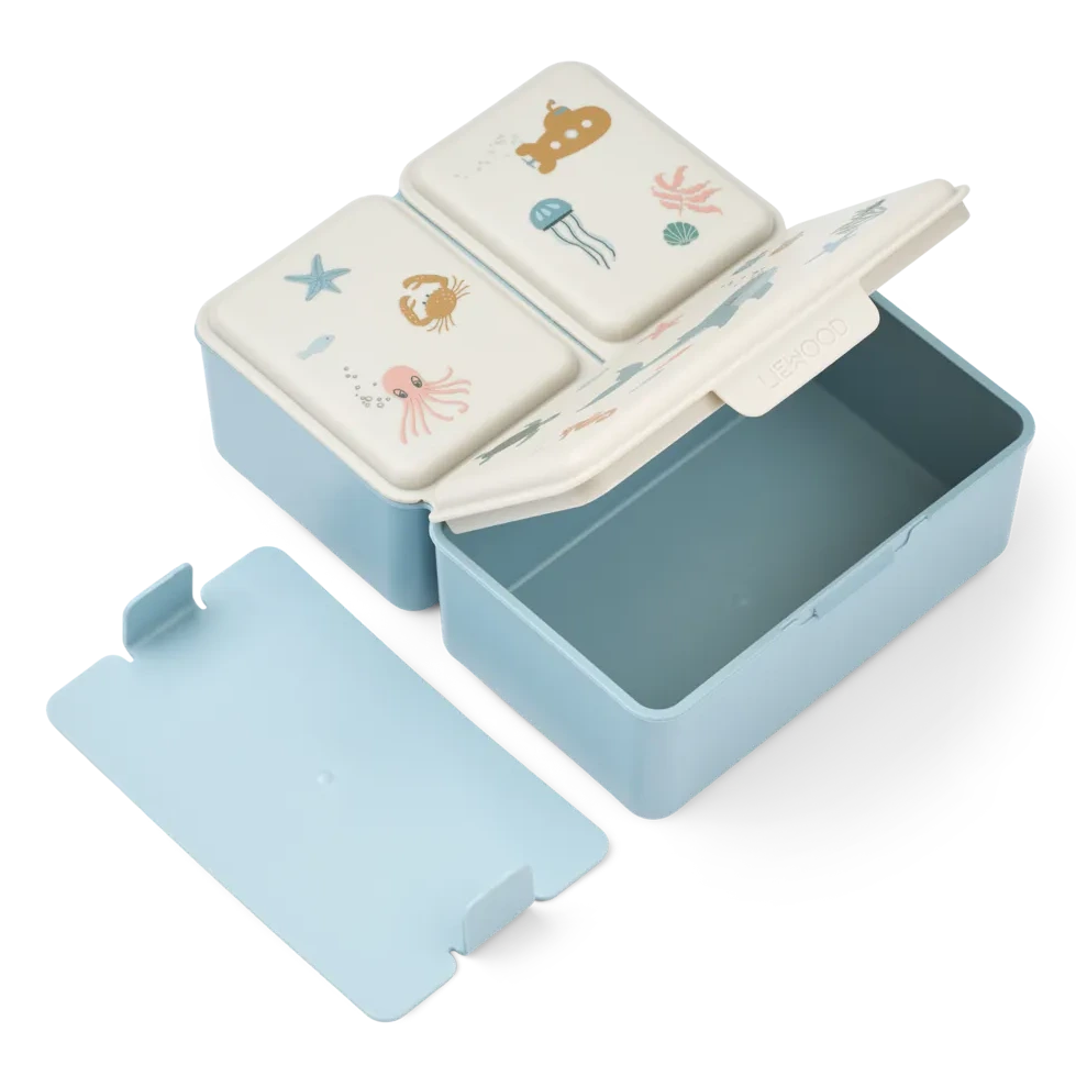 Pusdienu kārba Driss Lunchbox, Sea Creature / Sandy, Liewood, LW19266-1032