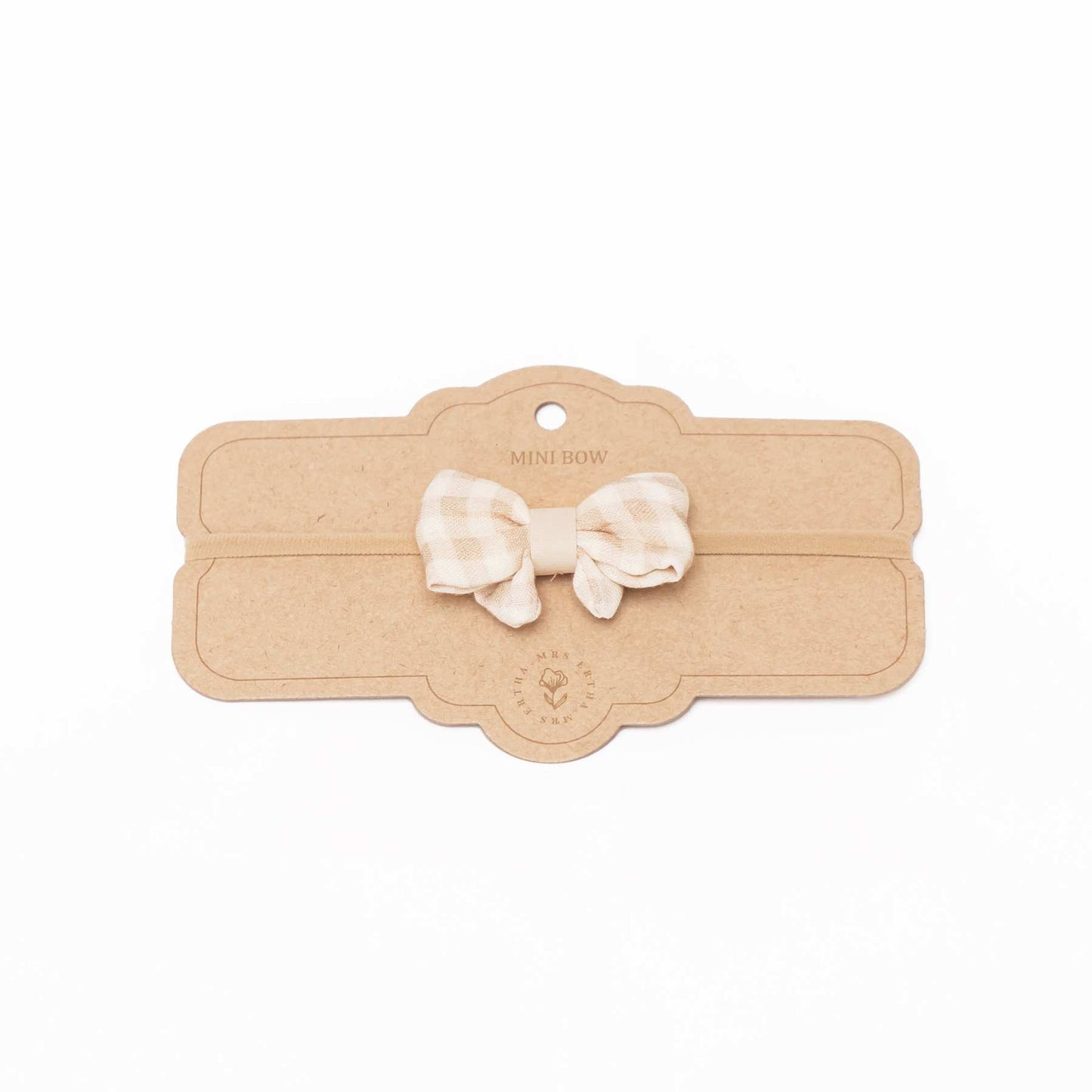 Galvas bante mazuļiem, Little Bow Headband Soft Squares, Mrs.Ertha