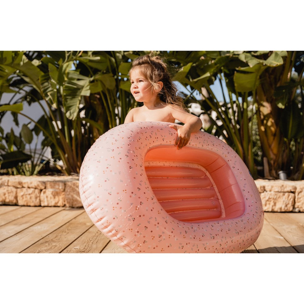 Piepūšamā laiva Pink Little Flowers, Little Dutch, Inflatable Boat, pink, rozā