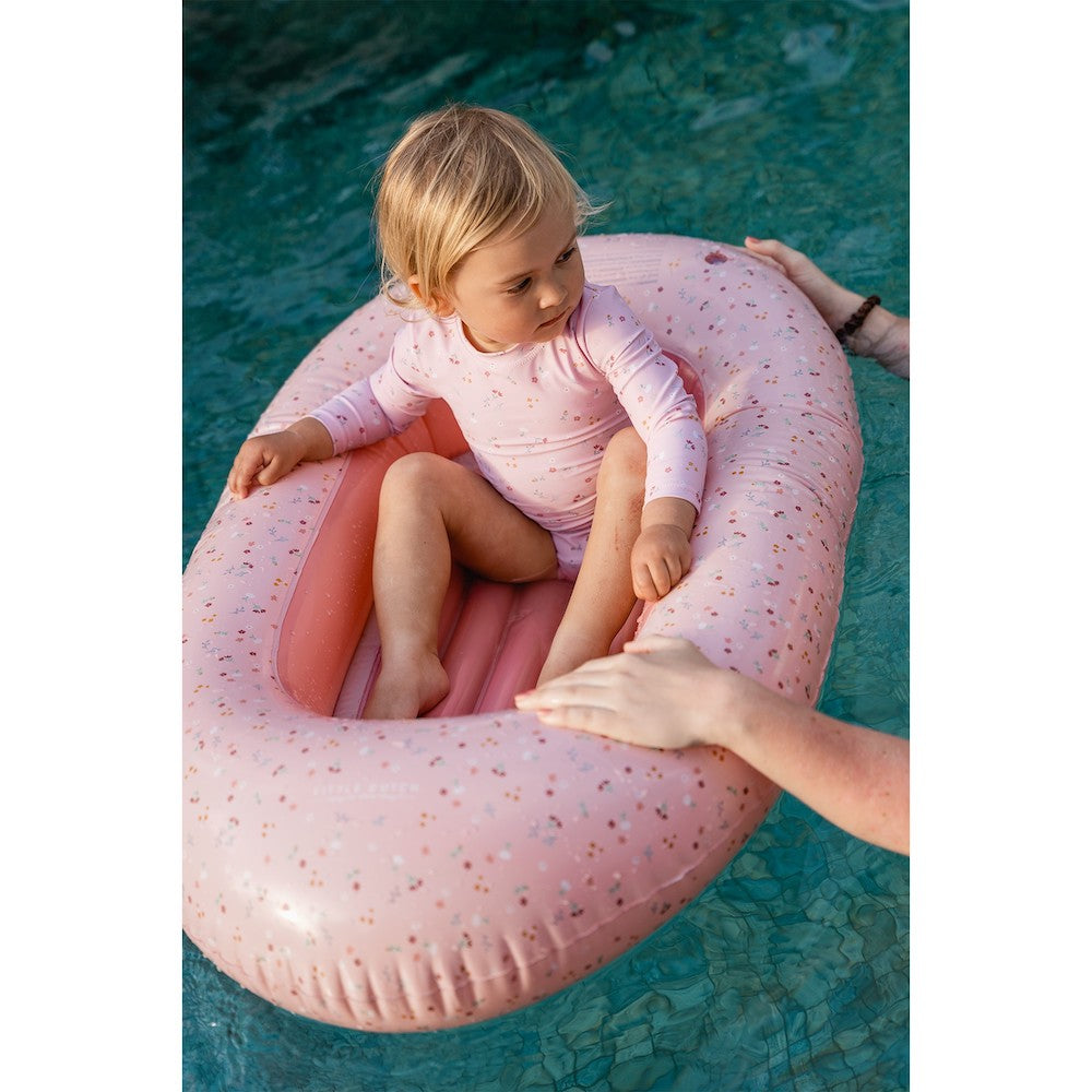 Piepūšamā laiva Pink Little Flowers, Little Dutch, Inflatable Boat, pink, rozā
