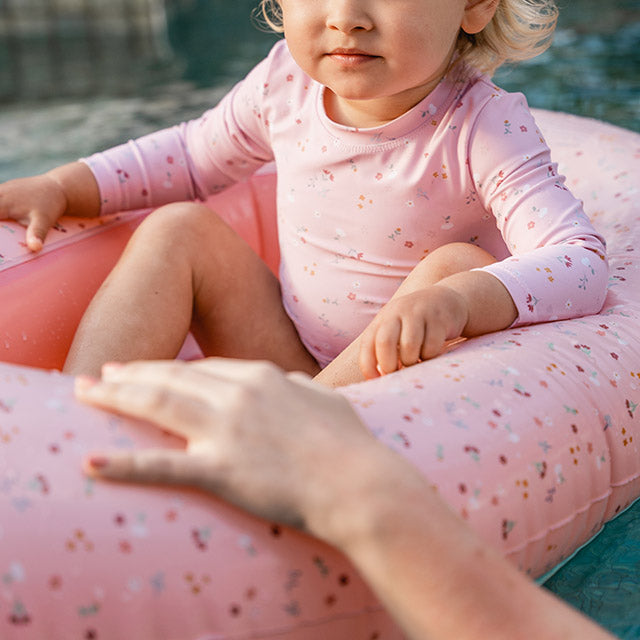 Piepūšamā laiva Pink Little Flowers, Little Dutch, Inflatable Boat, pink, rozā