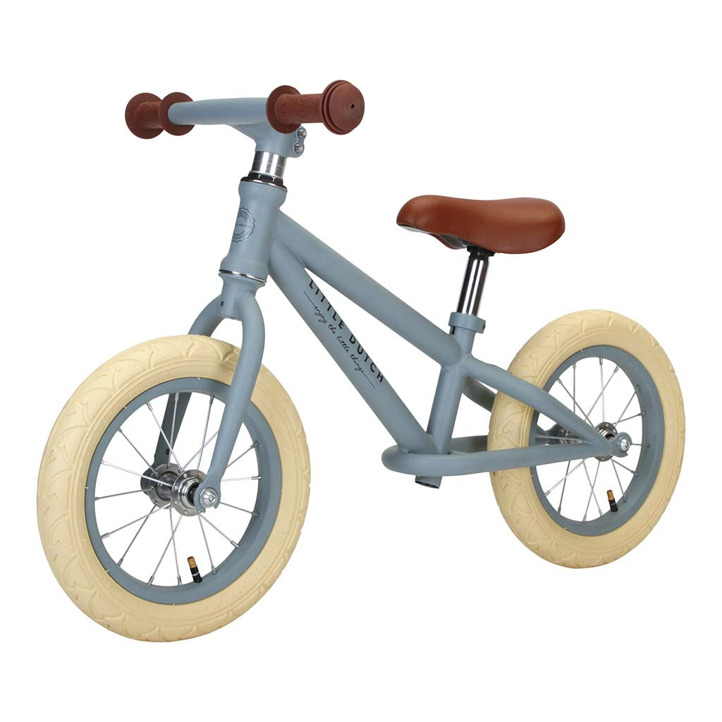 Little Dutch zils līdzsvara bērnu skrejritenis, Balance Bike Matt Blue, 8001