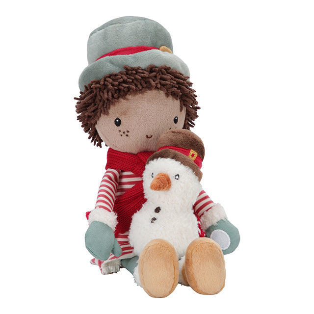 Ziemassvētku lelle Jake, Christmas Cuddle Doll 35cm, Little Dutch, LD4567