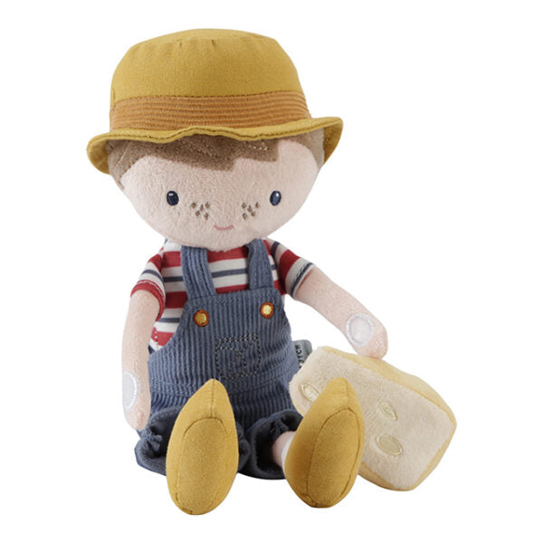 Lelle Doll Jim dāvanu kastē, Little Farm 35cm, Little Dutch,