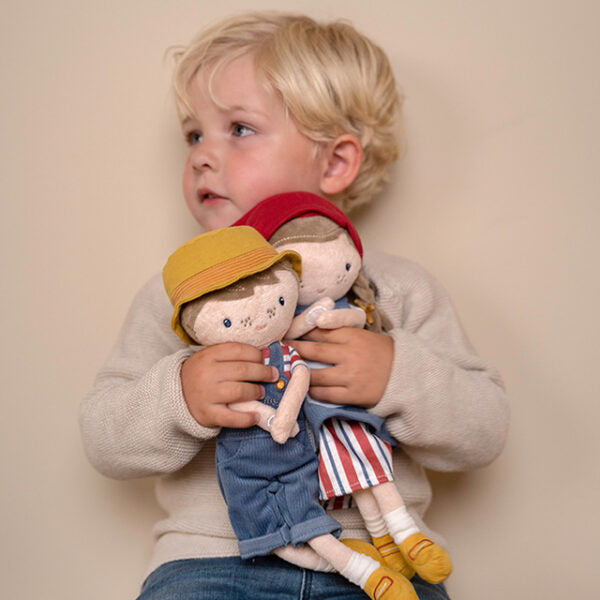 Lelle Doll Jim dāvanu kastē, Little Farm 35cm, Little Dutch,