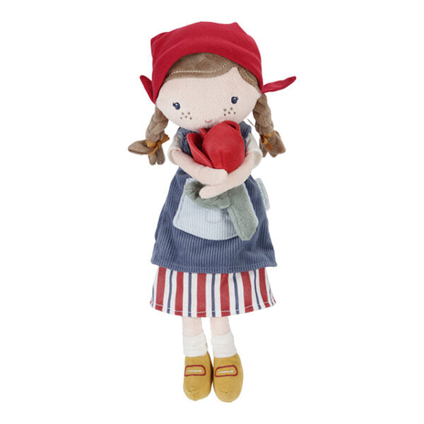 Lelle Farme Doll Rosa dāvanu kastē, Little Farm 35cm, Little Dutch