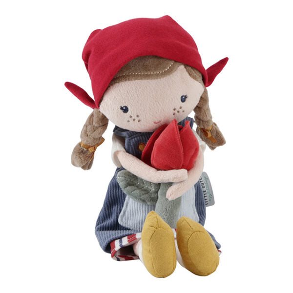 Lelle Farme Doll Rosa dāvanu kastē, Little Farm 35cm, Little Dutch,