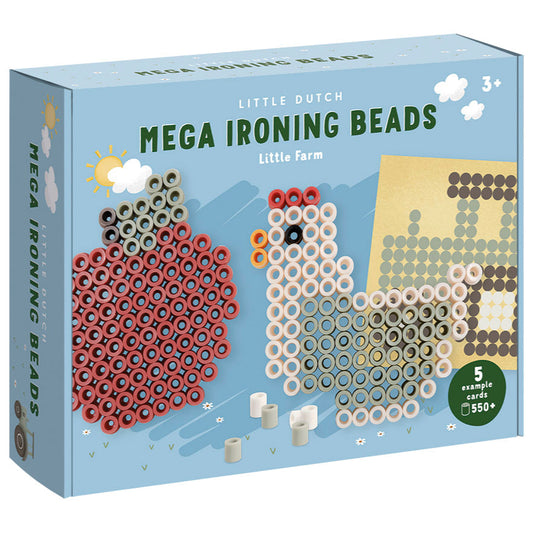 Gludināmās pērlītes Little Farm, Mega Ironing Beads, Little Dutch, Little Dutch, LD125674