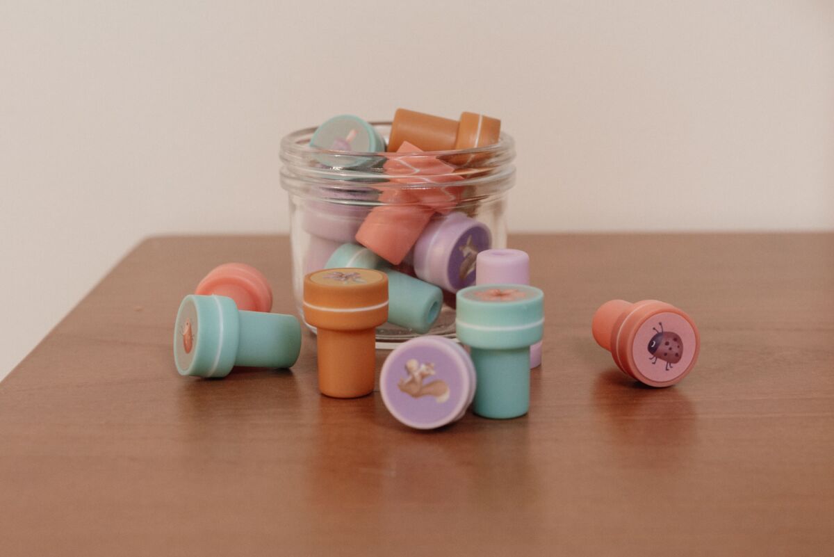Krāsainie zīmogi, Fairy Garden Stamps, Little Dutch, LD126015