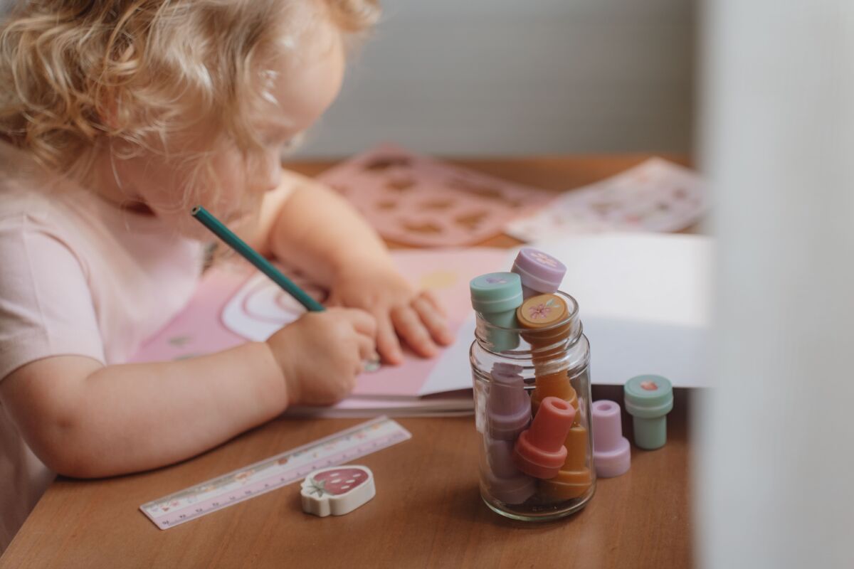 Krāsainie zīmogi, Fairy Garden Stamps, Little Dutch, LD126015