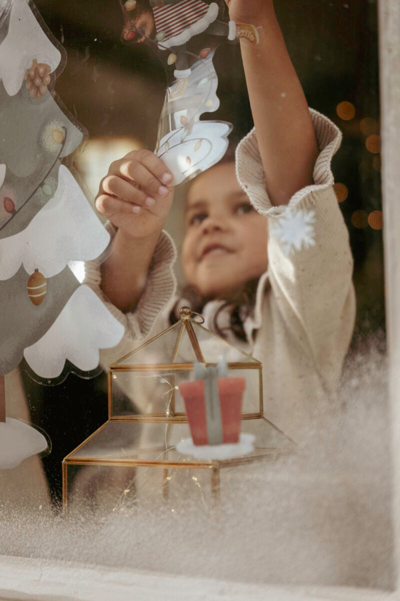 Ziemassvētku logu uzlīmes Eglīte, Window stickers Christmas tree, Little Dutch, LD12628