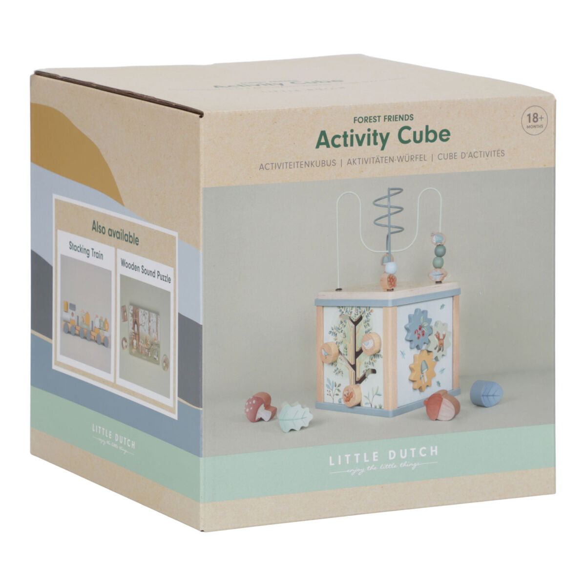 Aktivitāšu kubs Forest Friends, Activity Cube, Little Dutch, LD7231