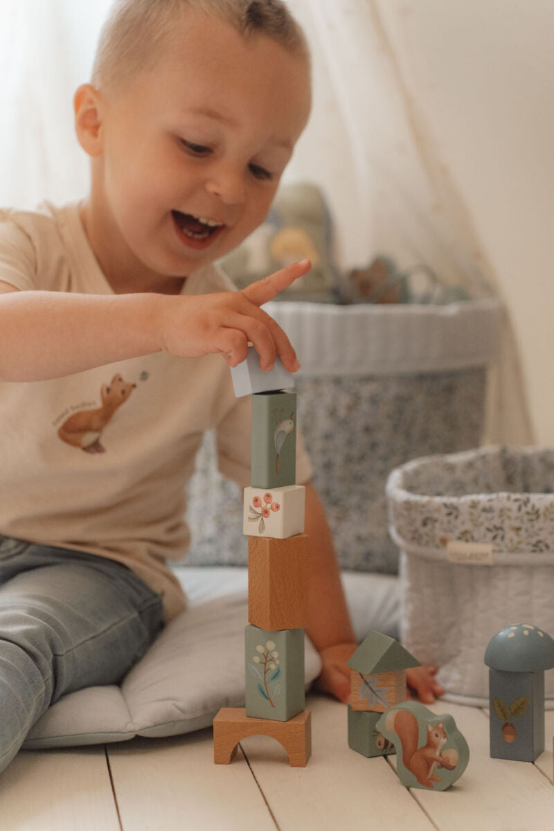 Koka kluči Forest Friends, zili, Building Blocks, Little Dutch, LD7245