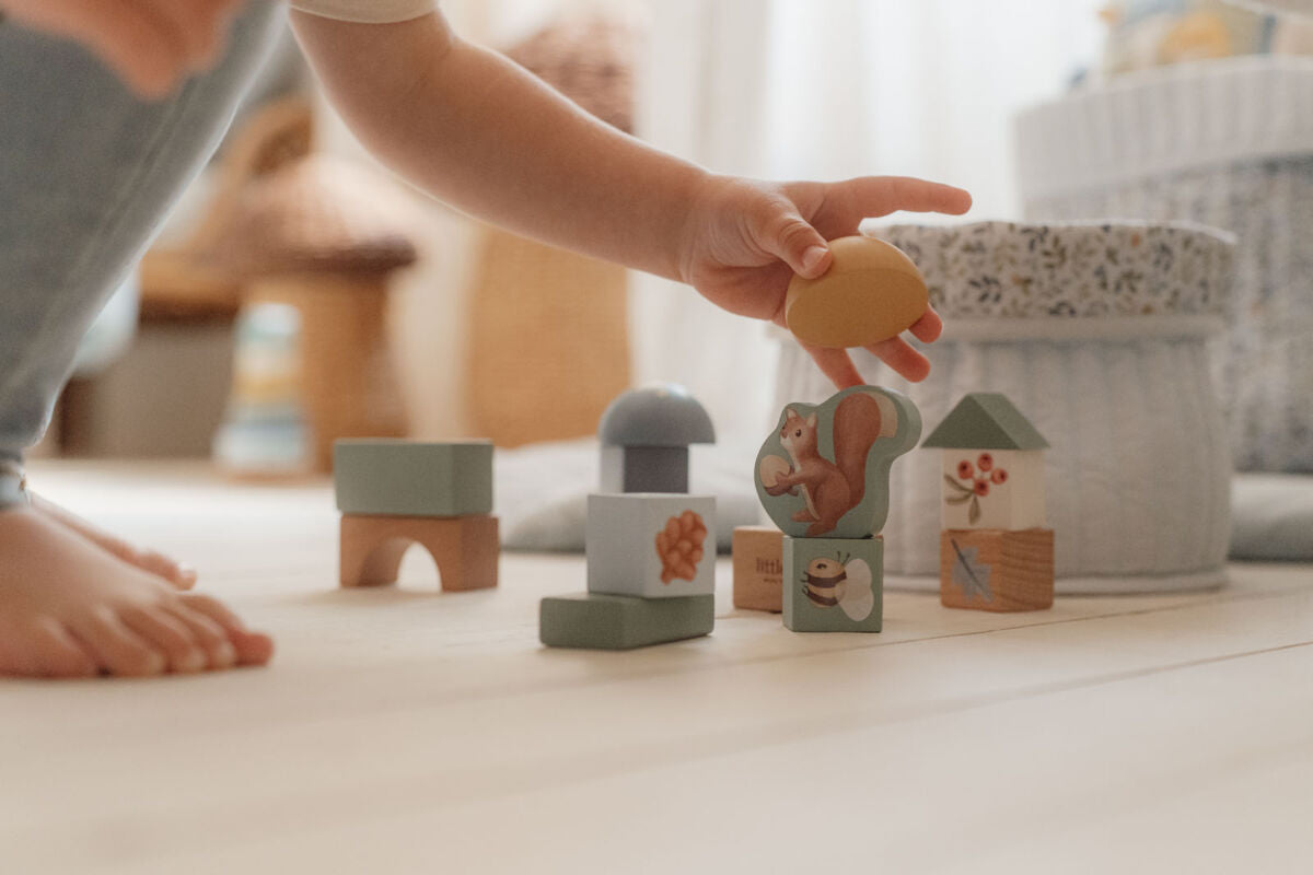 Koka kluči Forest Friends, zili, Building Blocks, Little Dutch, LD7245