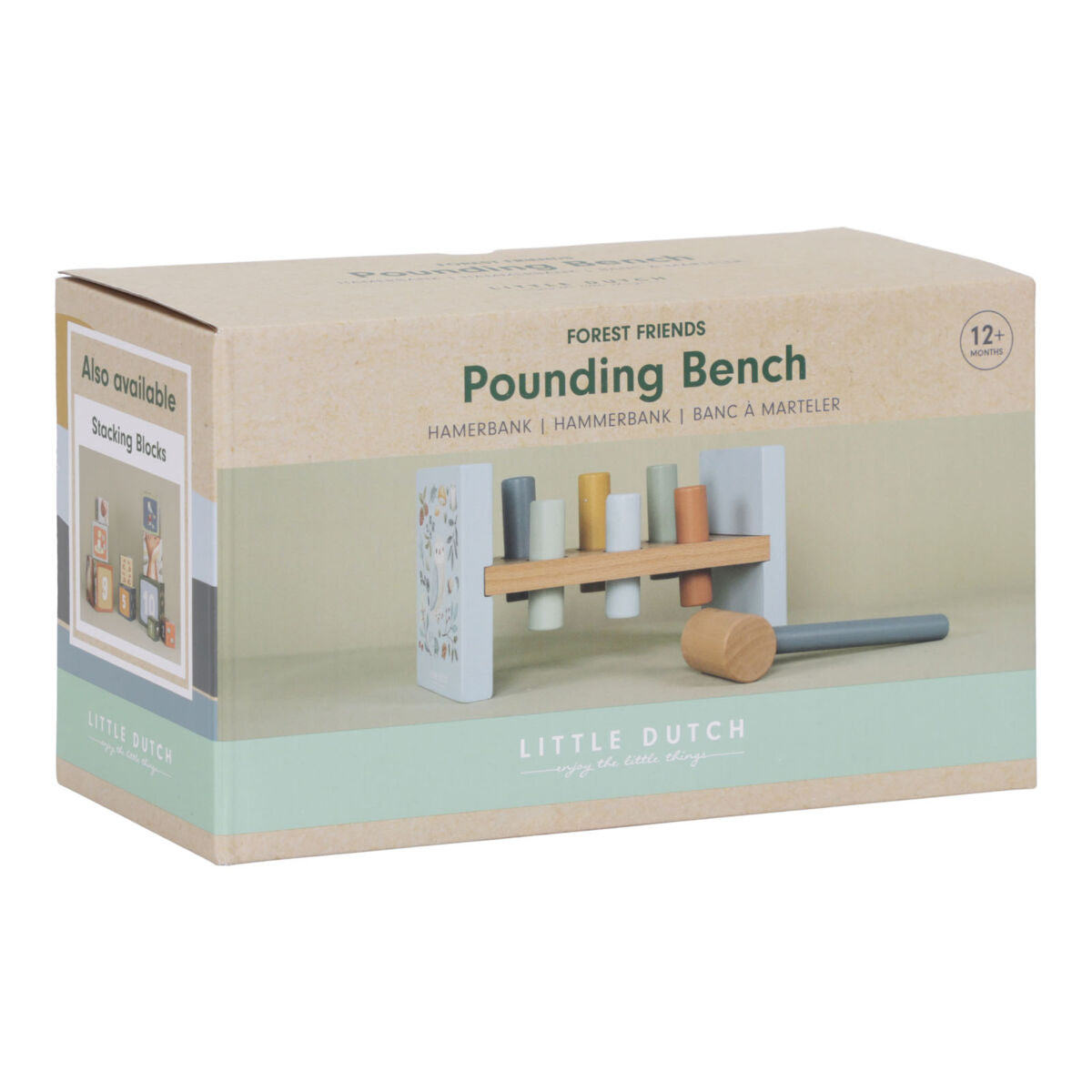 Dauzīšanas sols Forest Friends, Pounding Bench, Little Dutch, LD7246