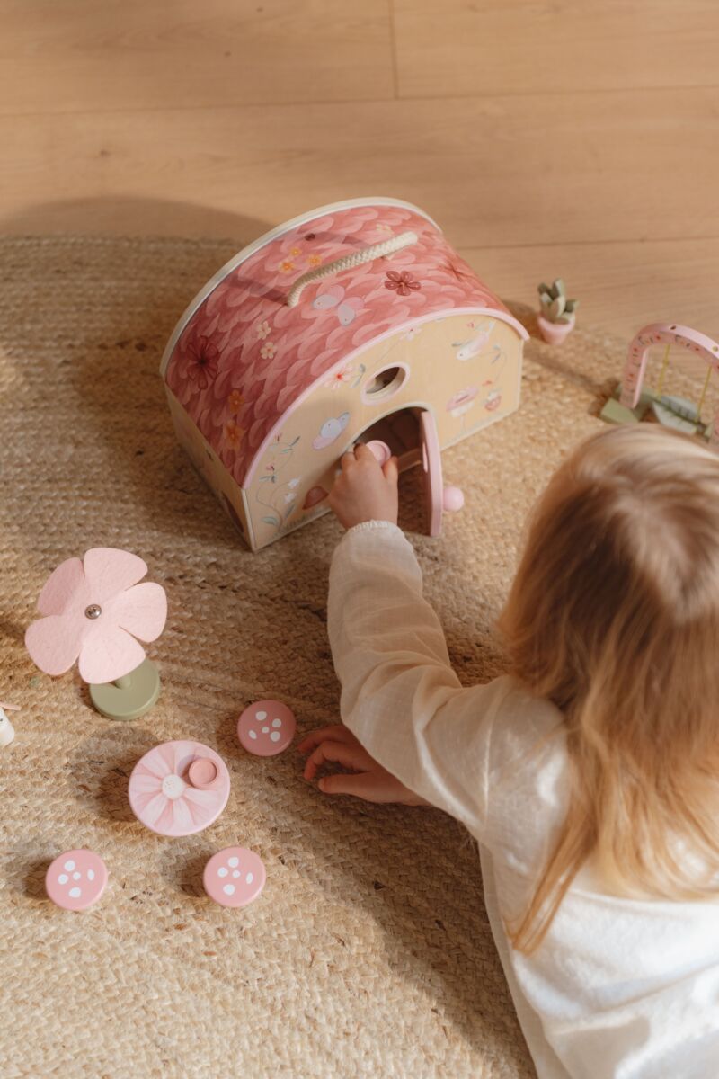 Pārnēsājama leļļu māja Fairy Garden Portable Doll's House, Little Dutch, LD7360