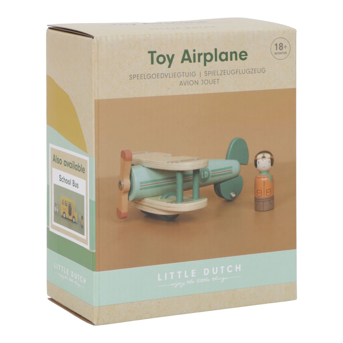 Koka lidmašīna, Toy Airplane, Little Dutch, LD8020