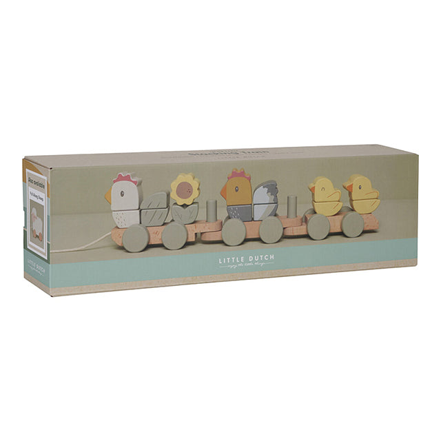 Koka vilciens Little Farm, Stacking Train, Little Dutch, LD7135
