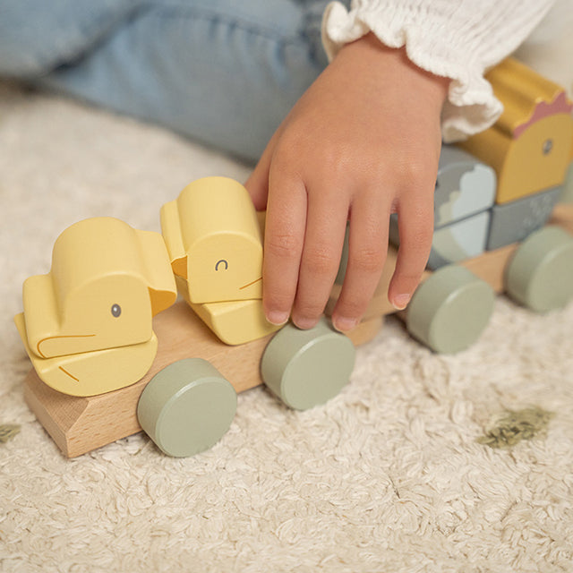 Koka vilciens Little Farm, Stacking Train, Little Dutch, LD7135