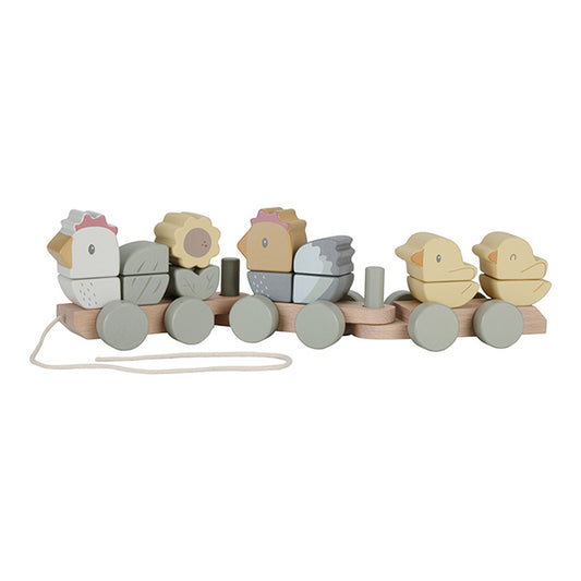 Koka vilciens Little Farm, Stacking Train, Little Dutch, LD7135