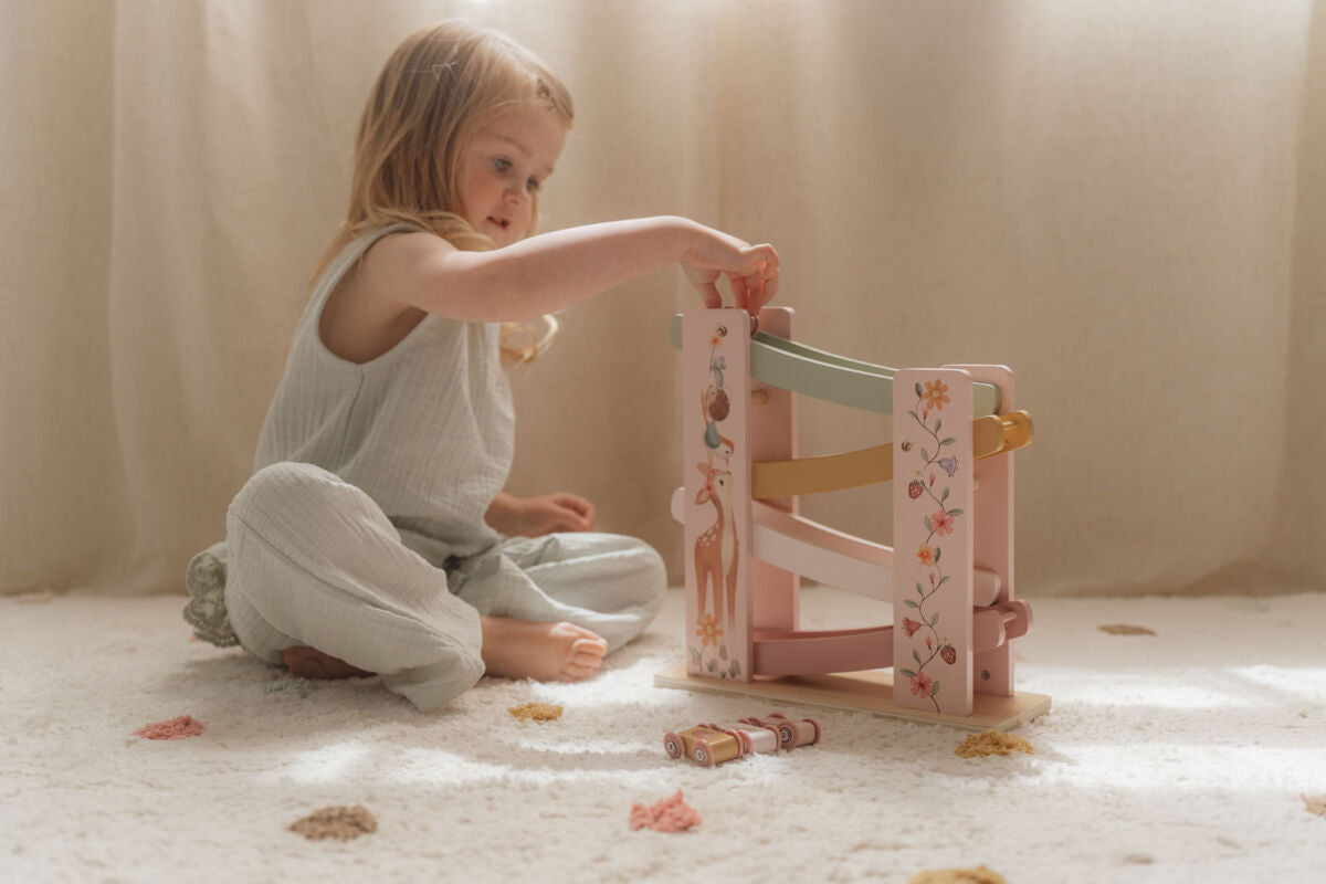 Koka trase Fairy Garden, Ramp Racer, rozā, Little Dutch, LD7355